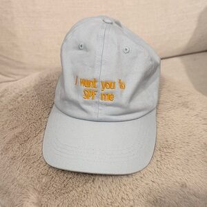 Light Gray Embroidered Women's Cap